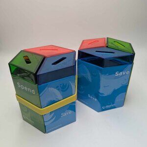 2 MoonJar Spend Save Share Money Management Kids